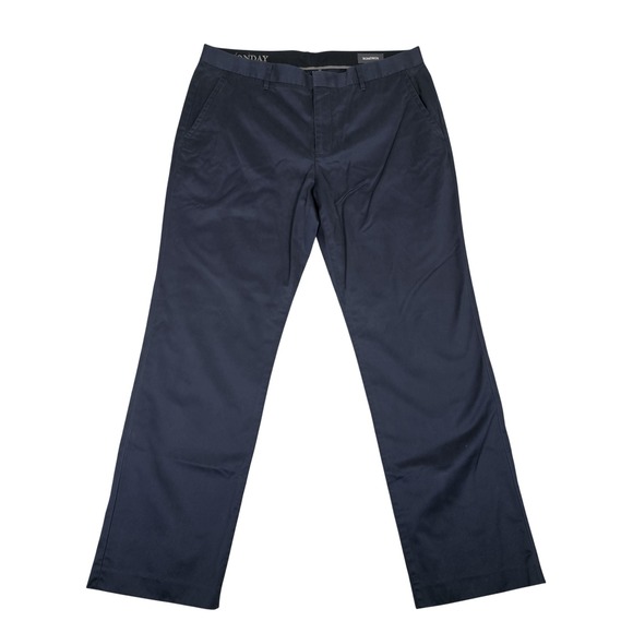 Bonobos Other - Bonobos Pants Mens 36x30 Navy Blue Chino Straight Leg Cotton Casual Business